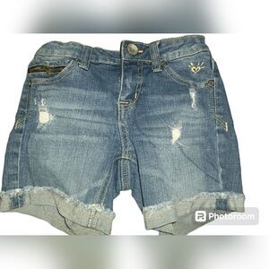 Justice jeans denim girls shorts